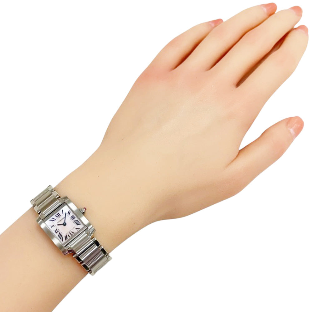 CARTIER カルティエ タンクフランセーズ SM 腕時計 ステンレススチール