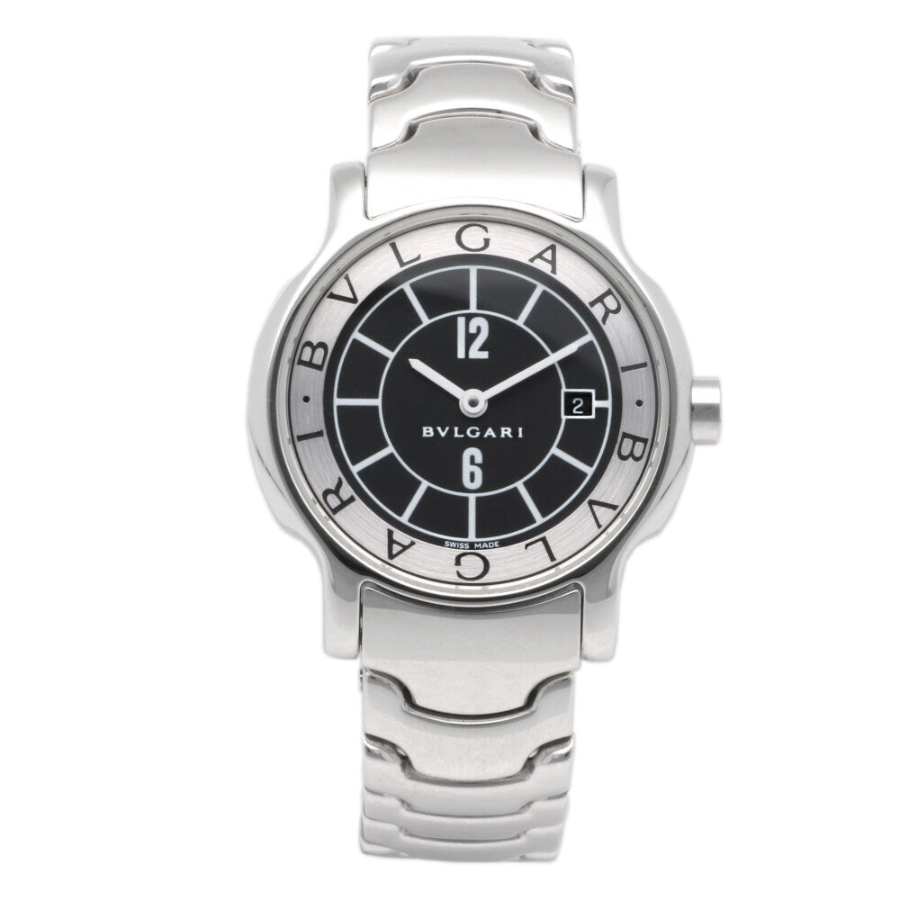 BVLGARI Solotempo Watch Stainless Steel ST29S Ladies Used [1 Year