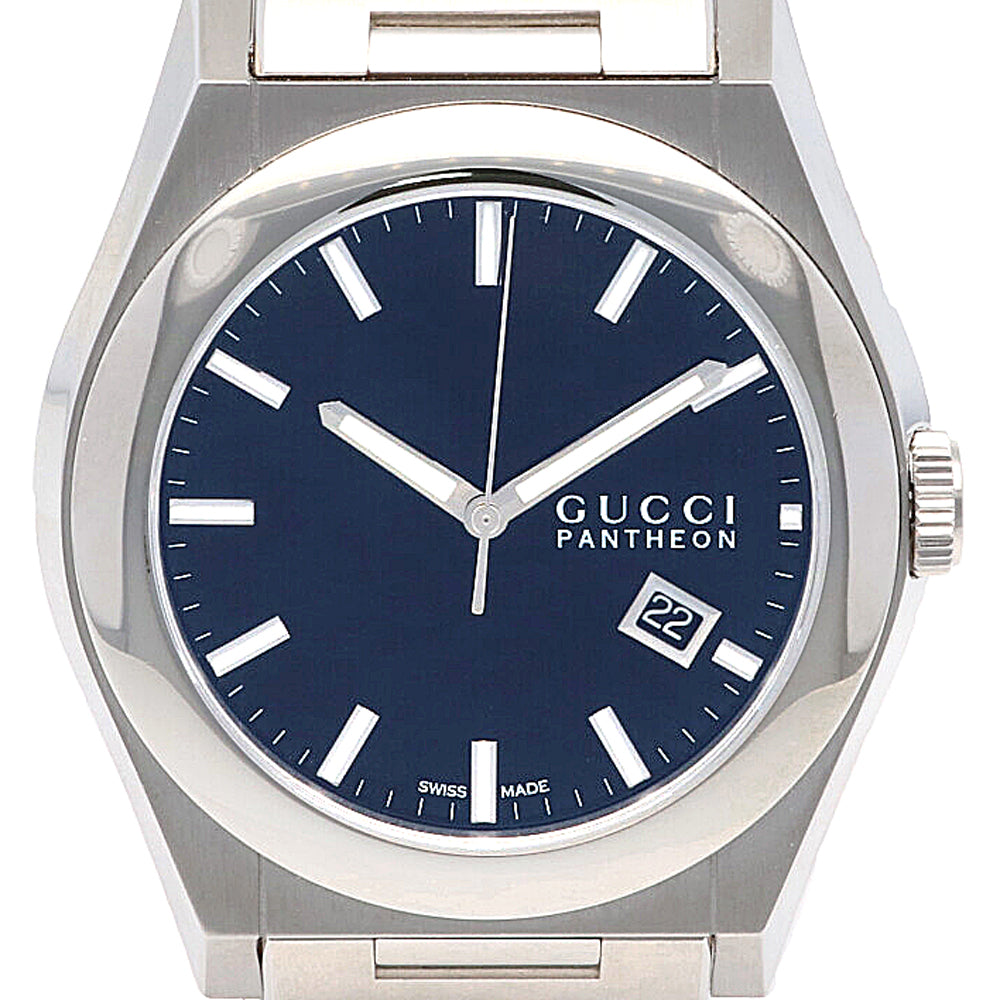 Gucci Pantheon Watch Watch Stainless Steel 115.2 Men's 1 Year