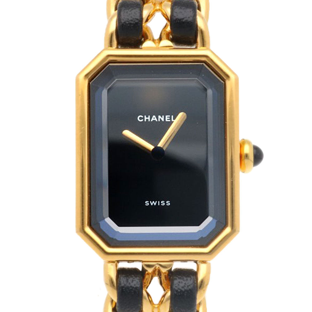CHANEL シャネル プルミエール L 腕時計 GP H0001 クオーツ レディース