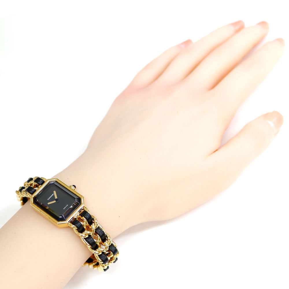 CHANEL シャネル プルミエール L 腕時計 GP H0001 クオーツ レディース
