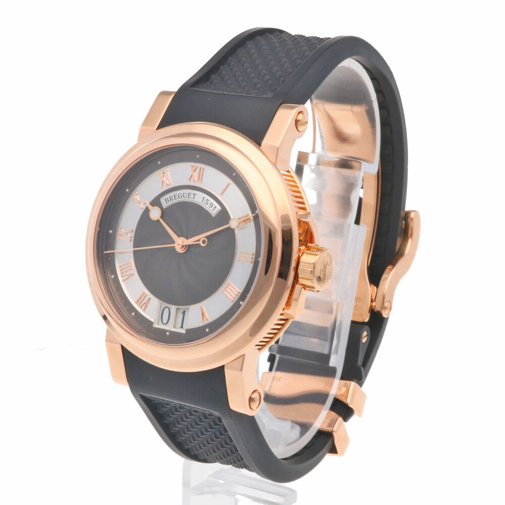 Breguet Marine 2 Large Date Watch 18K K18 Pink Gold 5817