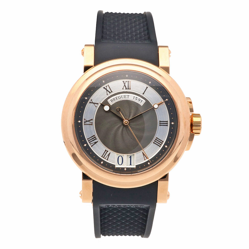 Breguet Marine 2 Large Date Watch 18K K18 Pink Gold 5817