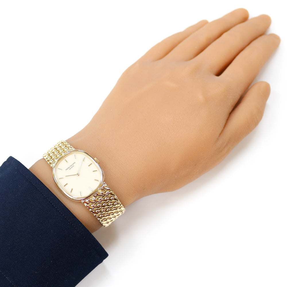 パテックフィリップPATEKPHILIPPE 24 k18 レディース ゴールド PATEK PHILIPPE パテックフィリップ ゴールデンエリプス 腕時計 18金