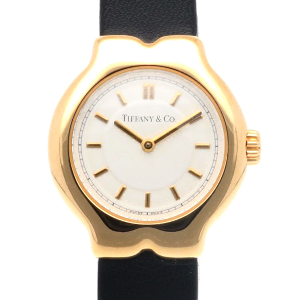 TIFFANY&Co. ティファニー ティソロ 腕時計 18金 K18イエローゴールド