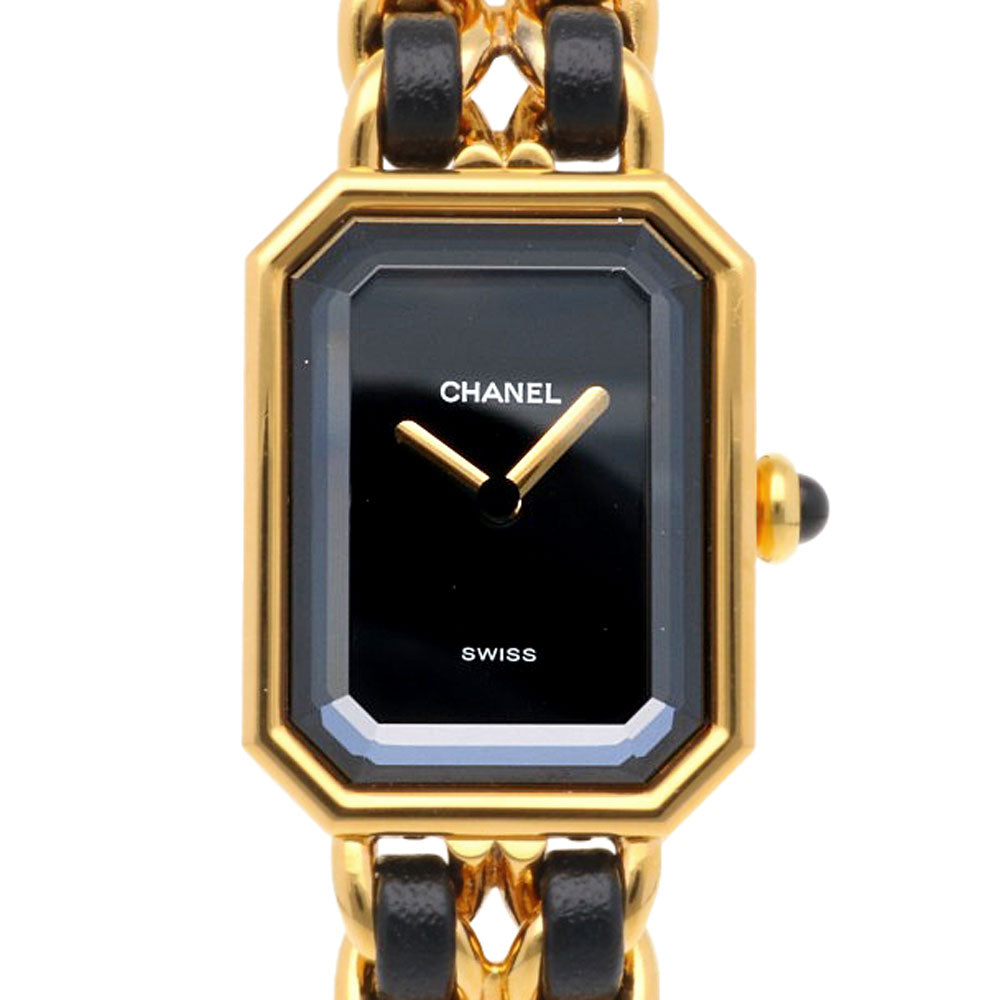 CHANEL シャネル プルミエール L 腕時計 GP H0001 クオーツ