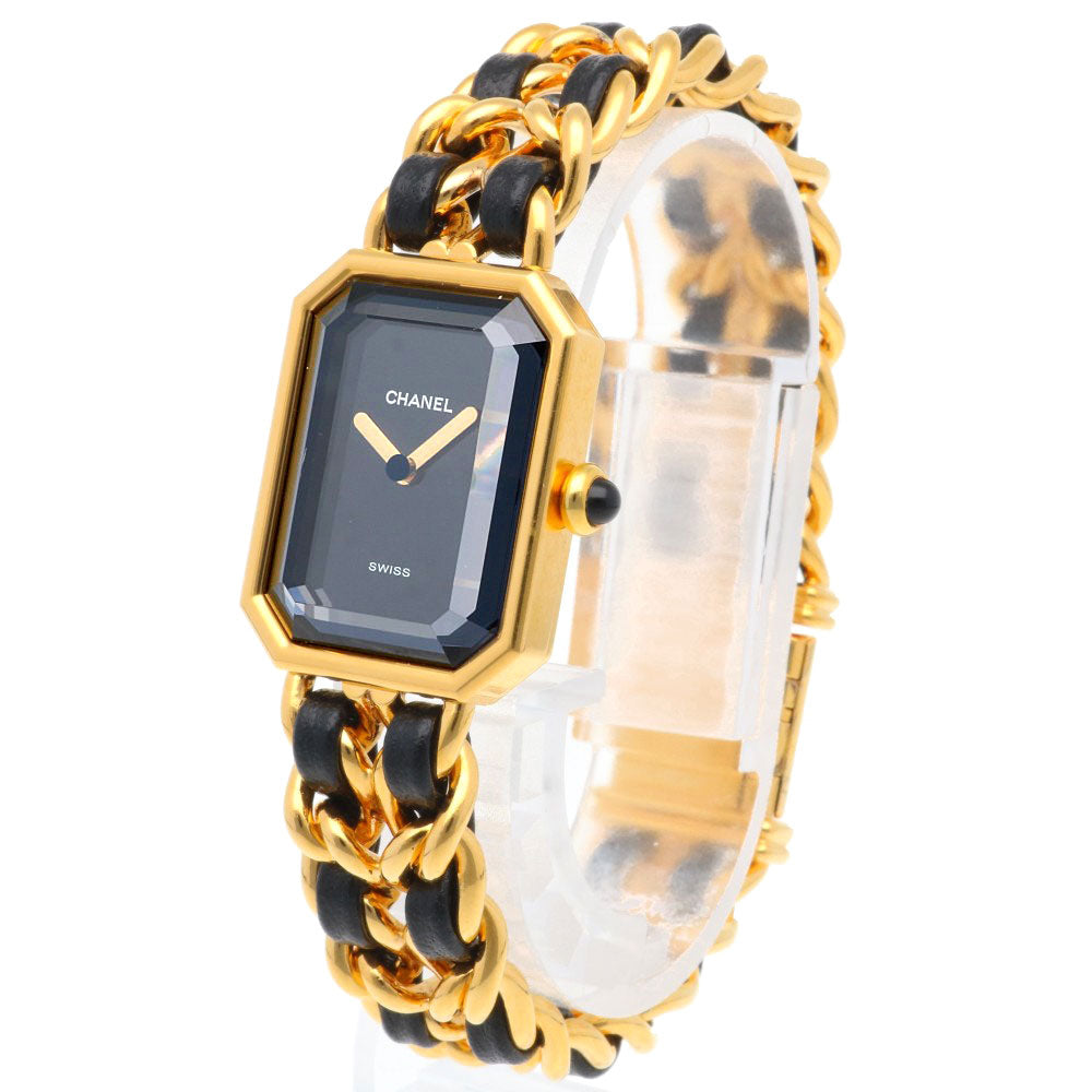 CHANEL シャネル プルミエール L 腕時計 GP H0001 クオーツ
