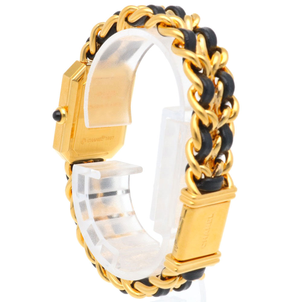 CHANEL シャネル プルミエール L 腕時計 GP H0001 クオーツ