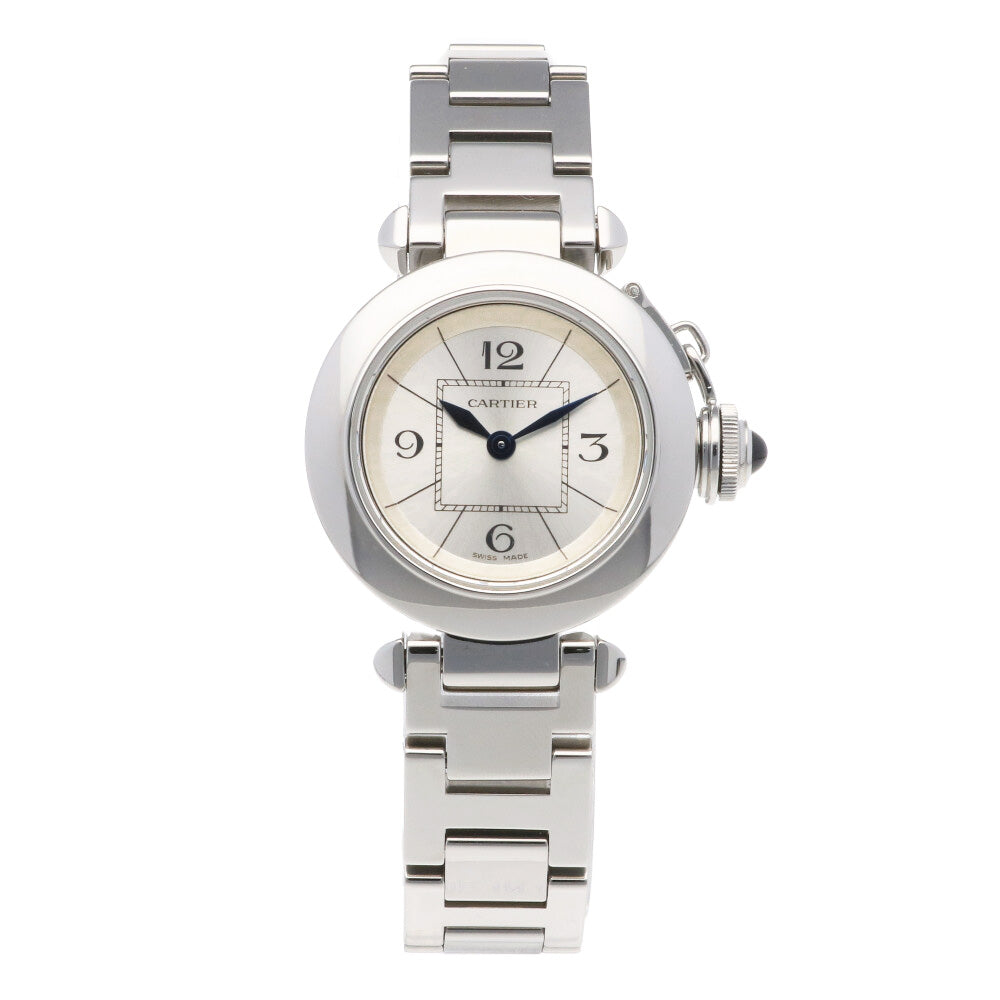 Cartier Miss Pasha Watch Stainless Steel W3140007 2973 Women