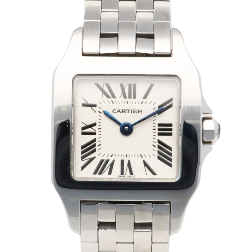 CARTIER カルティエ サントス ドゥモワゼル SM 腕時計 ステンレス