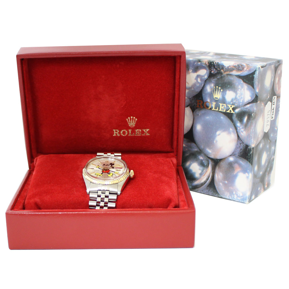 超希少　（通称）ミッキーロレックス　ヴィンテージ　1000個限定　シリアル入り 世界限定 シリアルナンバー入り ミッキー 腕時計｜Yahoo!フリマ