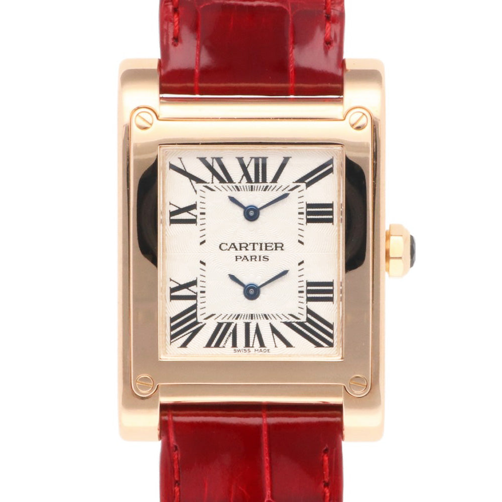 CARTIER カルティエ タンクアビス 2タイムゾーン 腕時計 18金 K18ピンクゴールド 2594 手巻き メンズ 1年保証 中古 –  【公式】リサイクルキング オンラインショップ