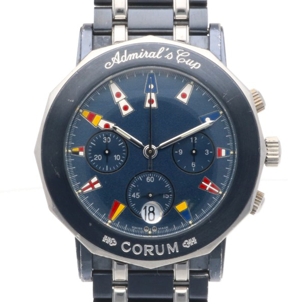 CORUM コルム アドミラルズカップ 腕時計 ステンレススチール 96.830.30.V585 クオーツ メンズ 1年保証 中古 –  【公式】リサイクルキング オンラインショップ