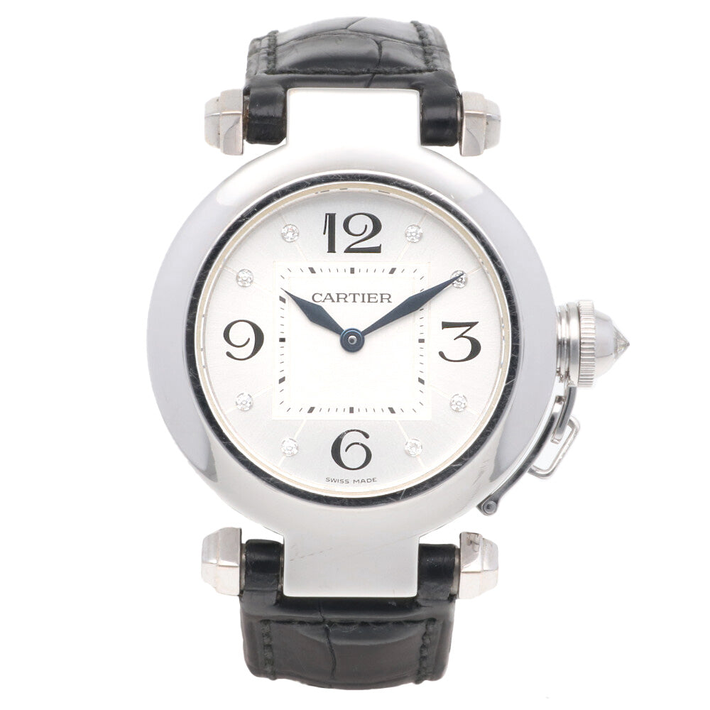 CARTIER カルティエ パシャ 腕時計 18金 K18ホワイトゴールド WJ11902G
