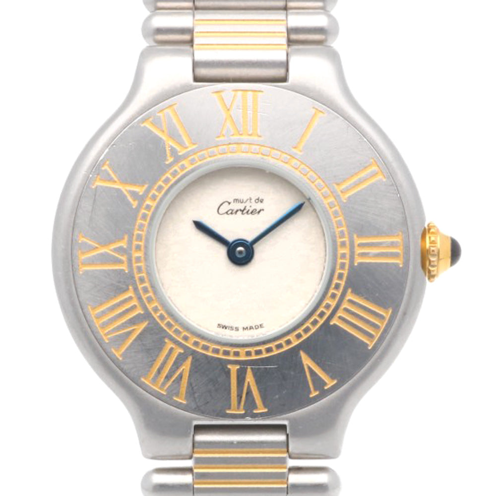 CARTIER カルティエ マスト21 腕時計 ステンレススチール クオーツ
