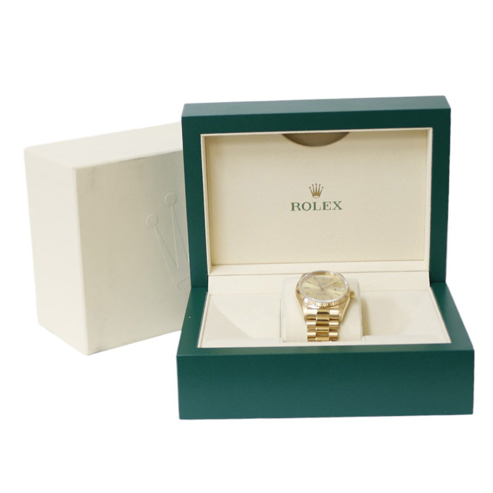 ROLEX純正　ディデイト　18ctイエローゴールド　LサイズBOX 付属16点 ROLEX ロレックス デイデイト オイスターパーペチュアル 腕時計 18金