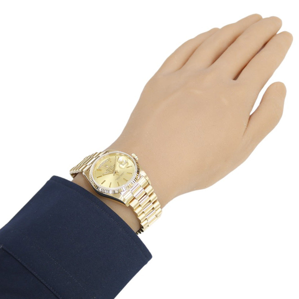 ROLEX ロレックス デイデイト オイスターパーペチュアル 腕時計 18金