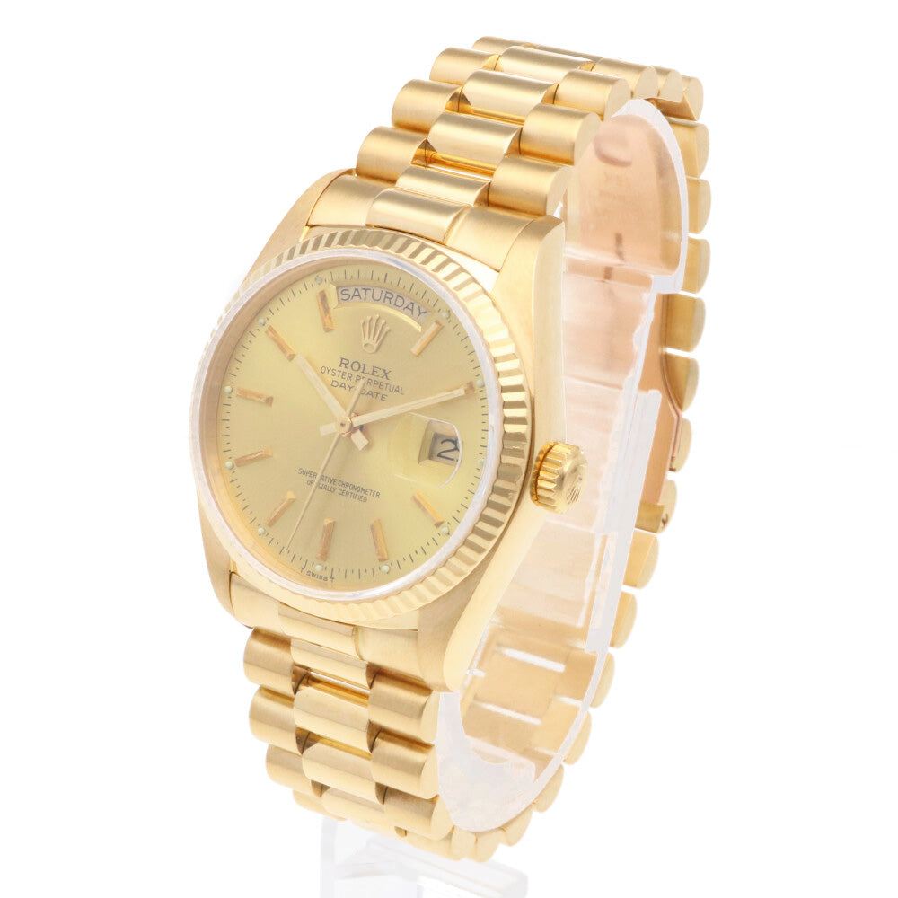 ROLEX ロレックス デイデイト オイスターパーペチュアル 腕時計 18金