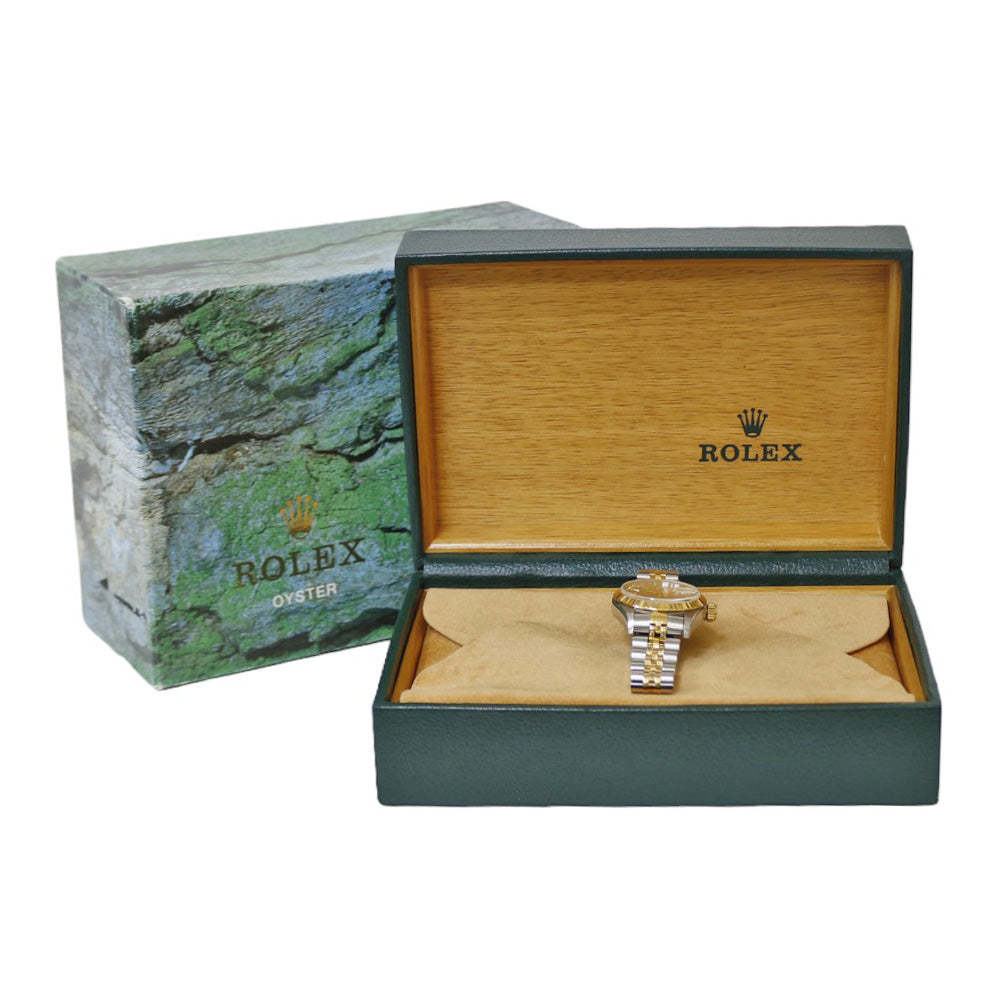 ロレックス　69173 箱 ROLEX ロレックス R番 69173 デイトジャスト シャンパン YG/SS 自動巻