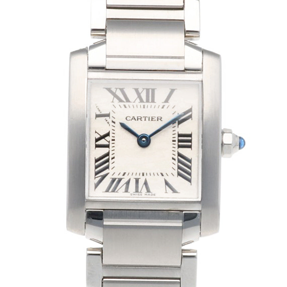 CARTIER カルティエ タンクフランセーズ SM 腕時計 ステンレススチール