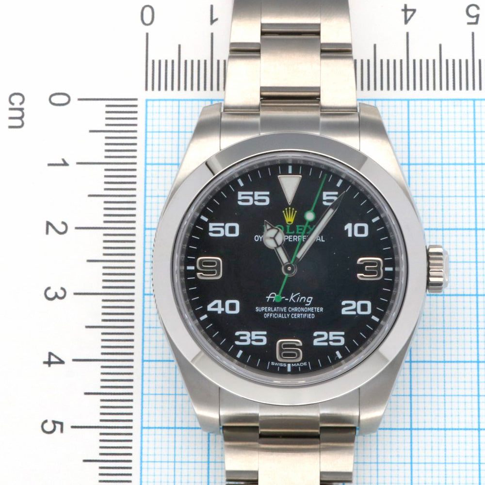 美品 エアキング 116900 ROLEX純正 オイスターブレス ロレックス ROLEX ロレックス エアキング オイスターパーペチュアル 腕時計