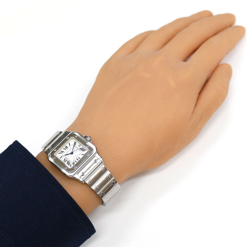 CARTIER カルティエ サントスガルベ LM 腕時計 ステンレススチール