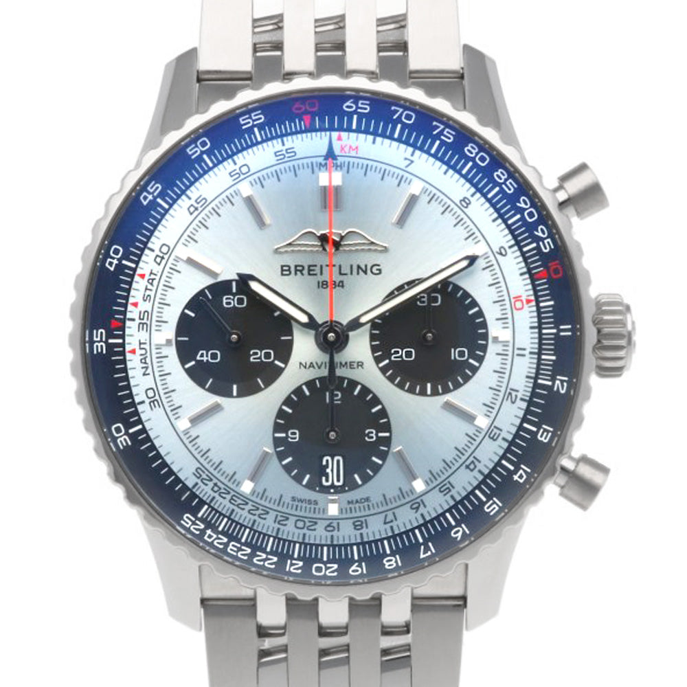 ブライトリング ナビタイマー B01 AB0138 ステンレススチール SS 楽天市場】SALE 美品 ブライトリング ナビタイマーB01 AB0138