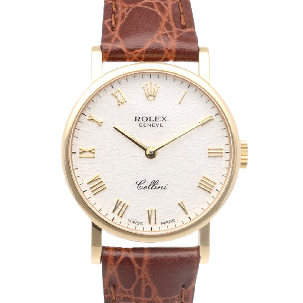 ROLEX ロレックス 3806 チェリーニ K18 手巻き腕時計 ゴールド 金 ロレックス チェリーニ 1975年製 Ref.3806 18金無垢イエロー