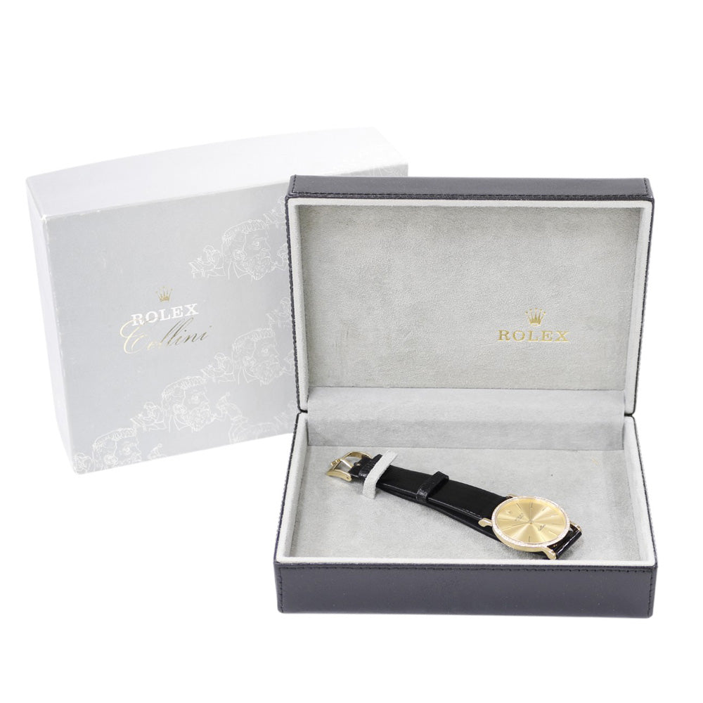ROLEX Rolex Cellini Watch 18K K18 Yellow Gold 5114 Hand-wound