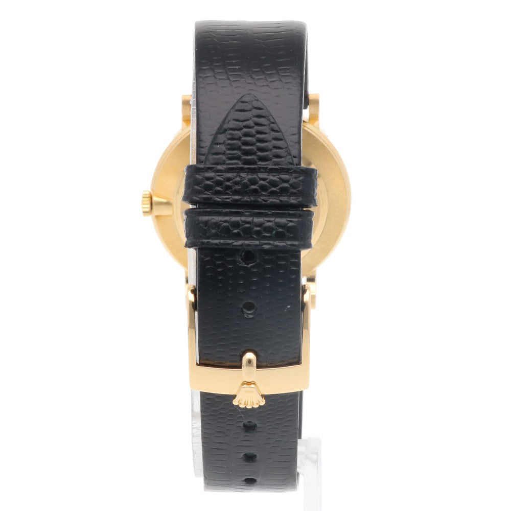 美品 ロレックス チェリーニ K18 金無垢 シャンパンゴールド 手巻き 