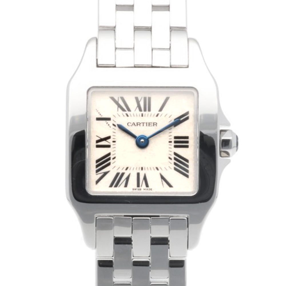 Cartier カルティエサントスドゥモワゼルSM コマ CARTIER カルティエ サントス ドゥモワゼル SM 腕時計 ステンレス