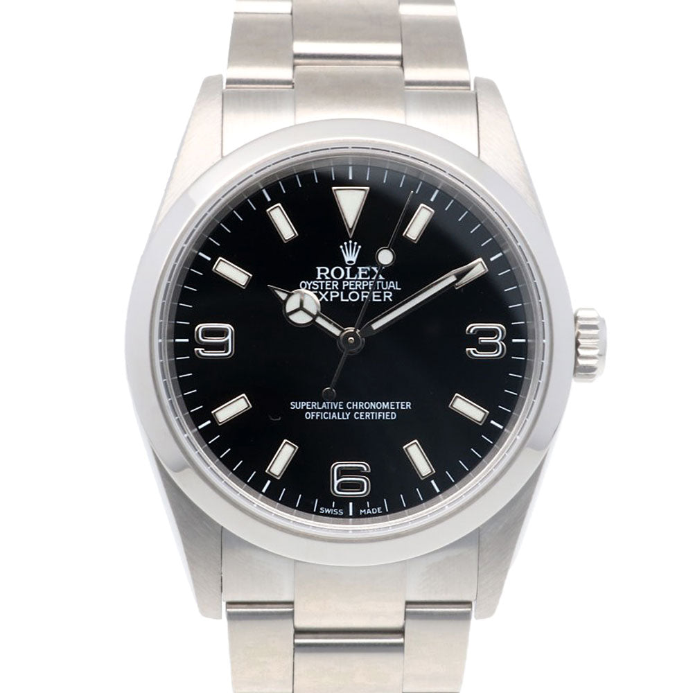 ロレックス腕時計ステンレススチール駒 ROLEX ロレックス エクスプローラー1 オイスターパーペチュアル 腕時計