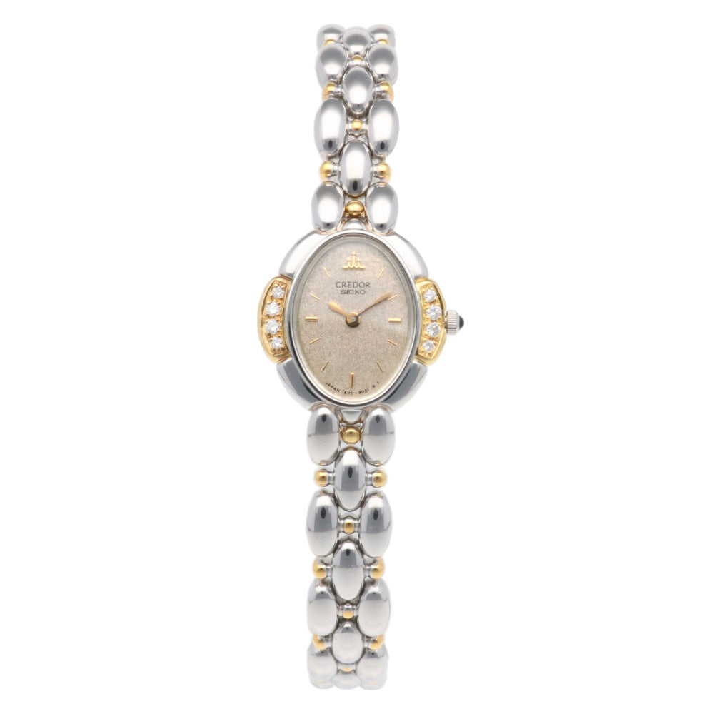 CREDOR SEIKO Watch Stainless Steel 1E70-3040 Quartz Women's 1 Year