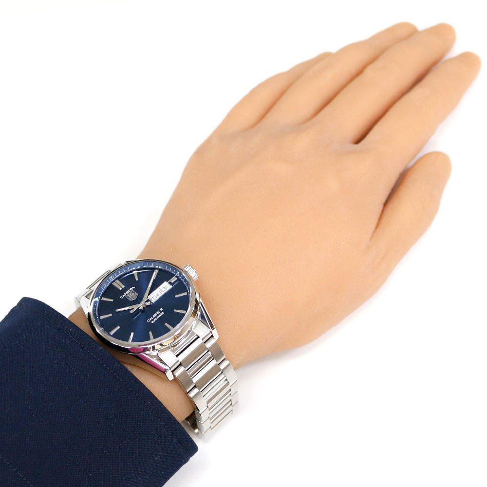 TAG HEUER 磨き済 カレラ キャリバー 5 自動巻き メンズ TAG HEUER タグホイヤー カレラ キャリバー5 腕時計 ステンレス