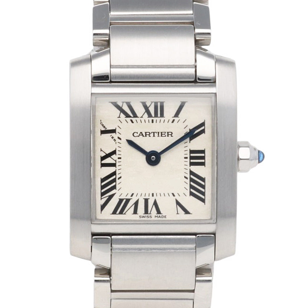 CARTIER カルティエ タンクフランセーズ SM 腕時計 ステンレススチール