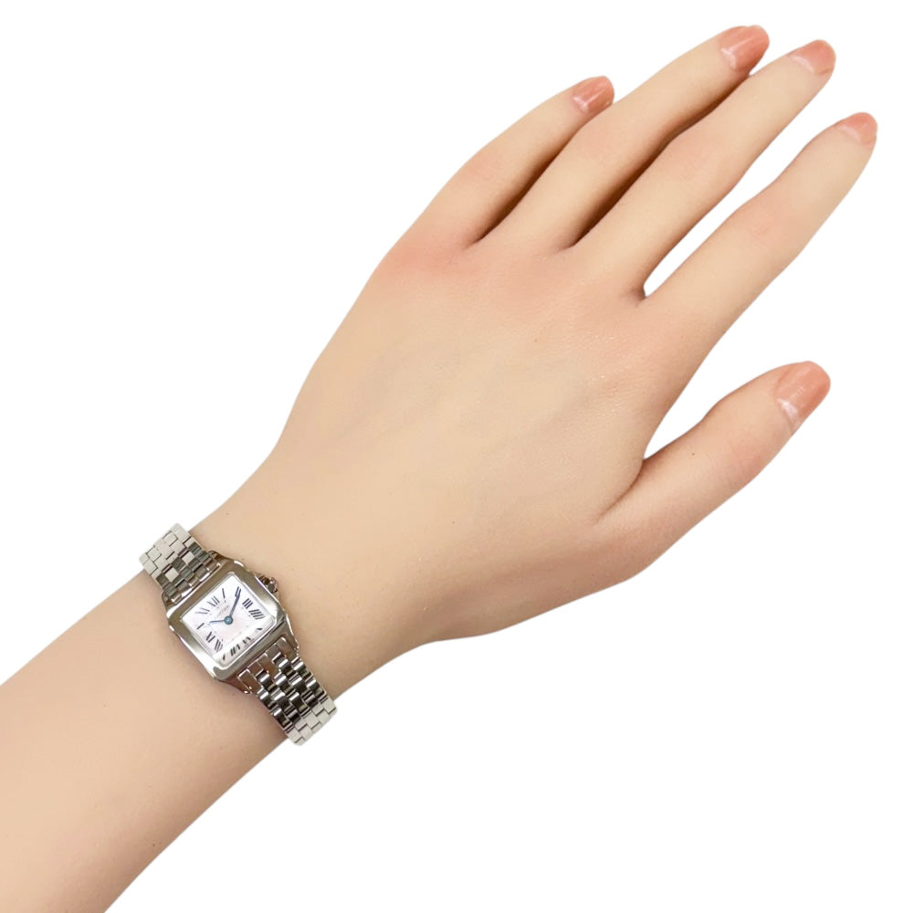 CARTIER カルティエ サントス ドゥモアゼル SM 腕時計 ステンレス