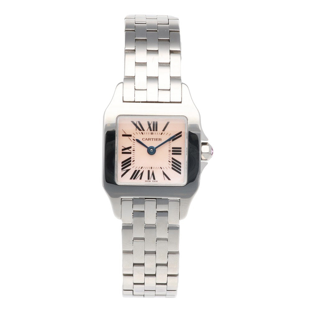 CARTIER カルティエ サントス ドゥモアゼル SM 腕時計 ステンレス