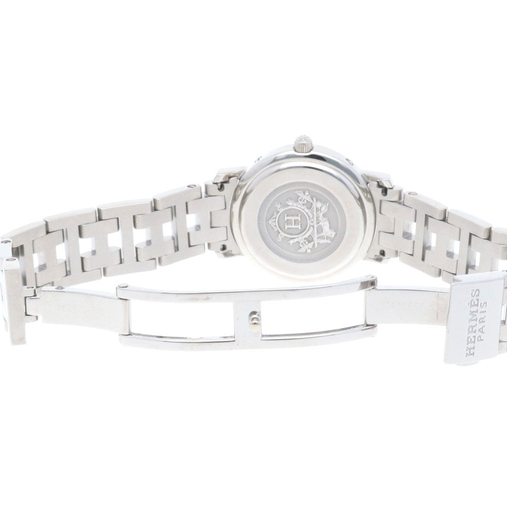 HERMES エルメス クリッパー ナクレ 腕時計 ステンレススチール CL4