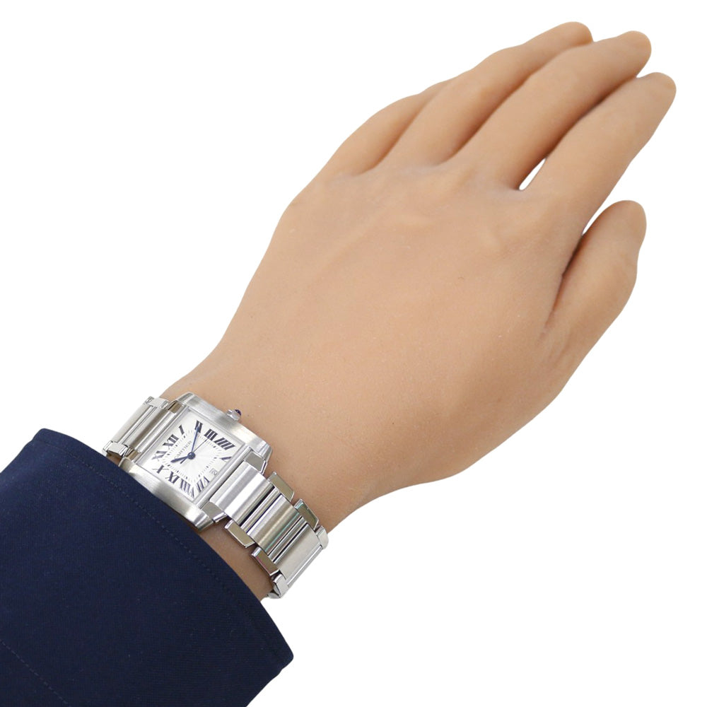CARTIER カルティエ タンクフランセーズ LM 腕時計 ステンレススチール