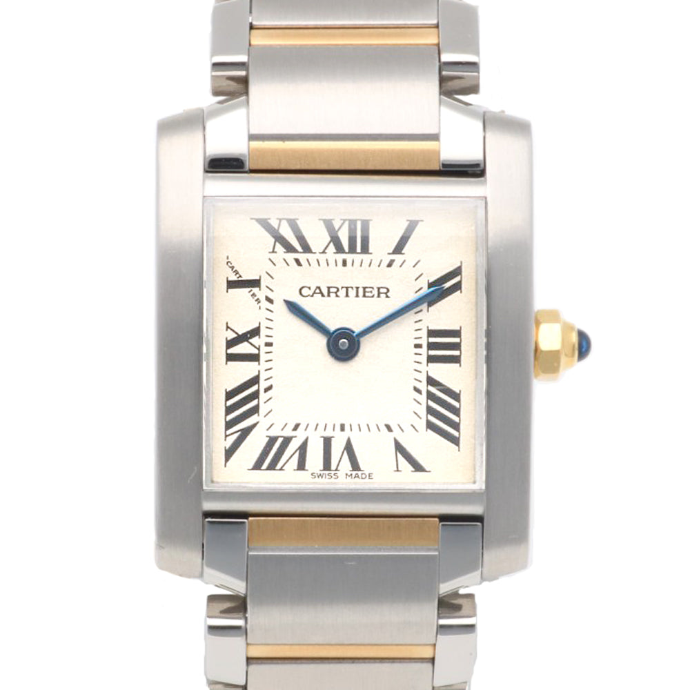CARTIER カルティエ タンクフランセーズ SM 腕時計 ステンレススチール