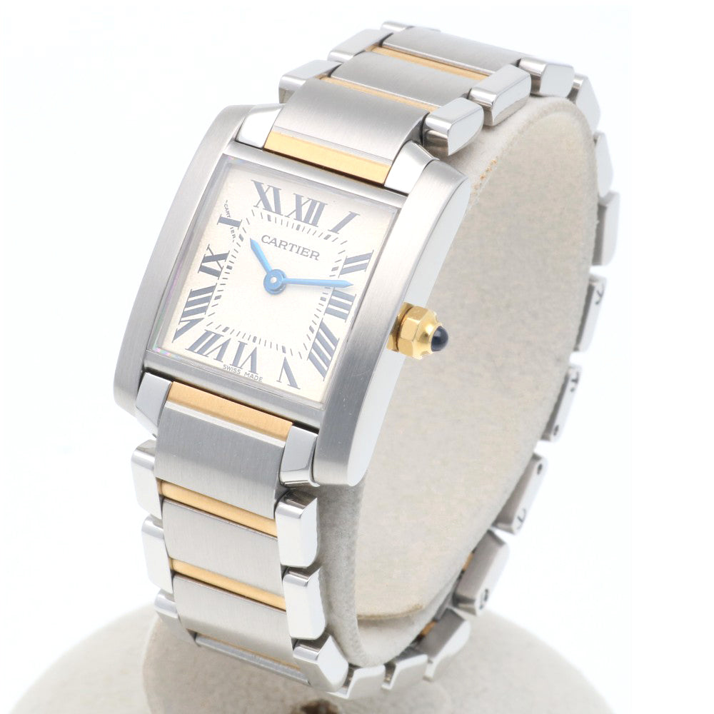 CARTIER カルティエ タンクフランセーズ SM 腕時計 ステンレススチール