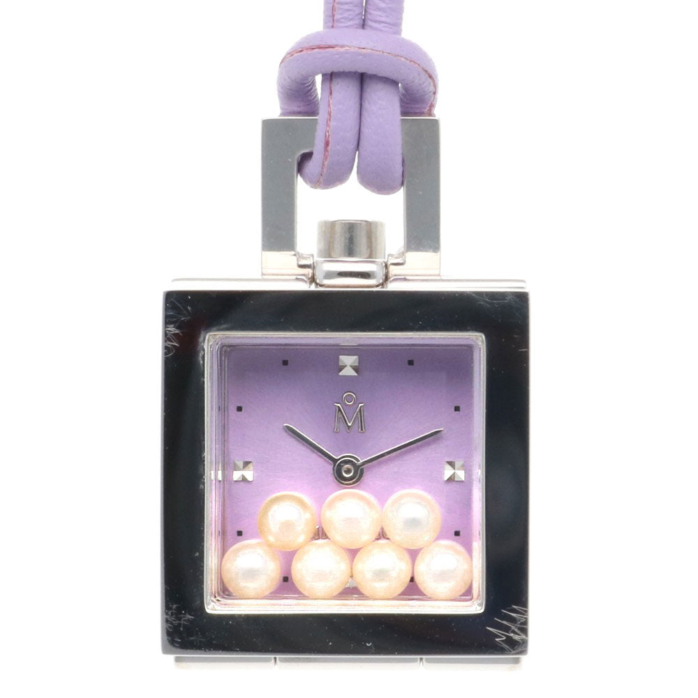 MIKIMOTO Pocket Watch Stainless Steel Quartz Ladies Used – 【公式
