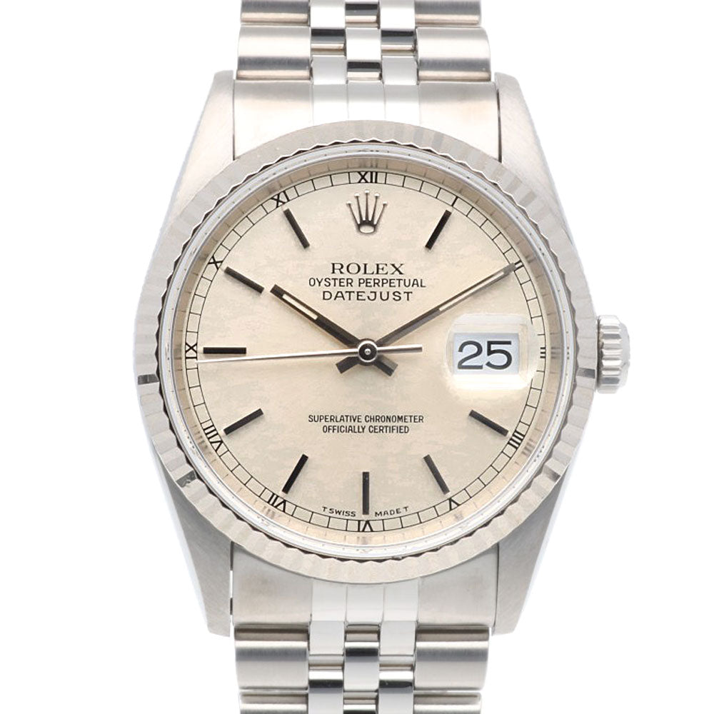 ROLEX Datejust Oyster Perpetual Watch Stainless Steel 16234