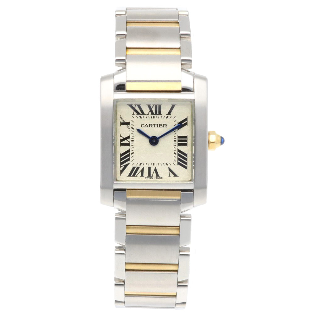 CARTIER カルティエ タンクフランセーズSM 腕時計 ステンレススチール