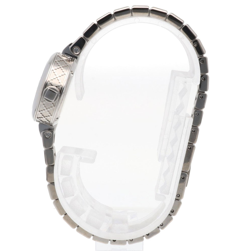 GUCCI ディアマンティッシマ ホワイトシェル レディース腕時計 ディアマンティッシマ ウォッチ、32mm ・ブラックレザー | GUCCI公式