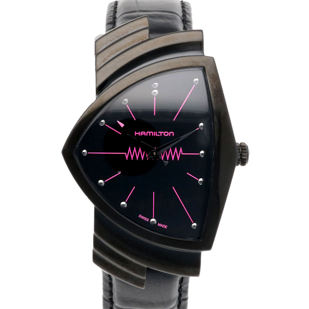 ハミルトン ベンチュラ 黒文字盤 レディース【中古】 HAMILTON ハミルトン ベンチュラ 腕時計 ステンレススチール H894210