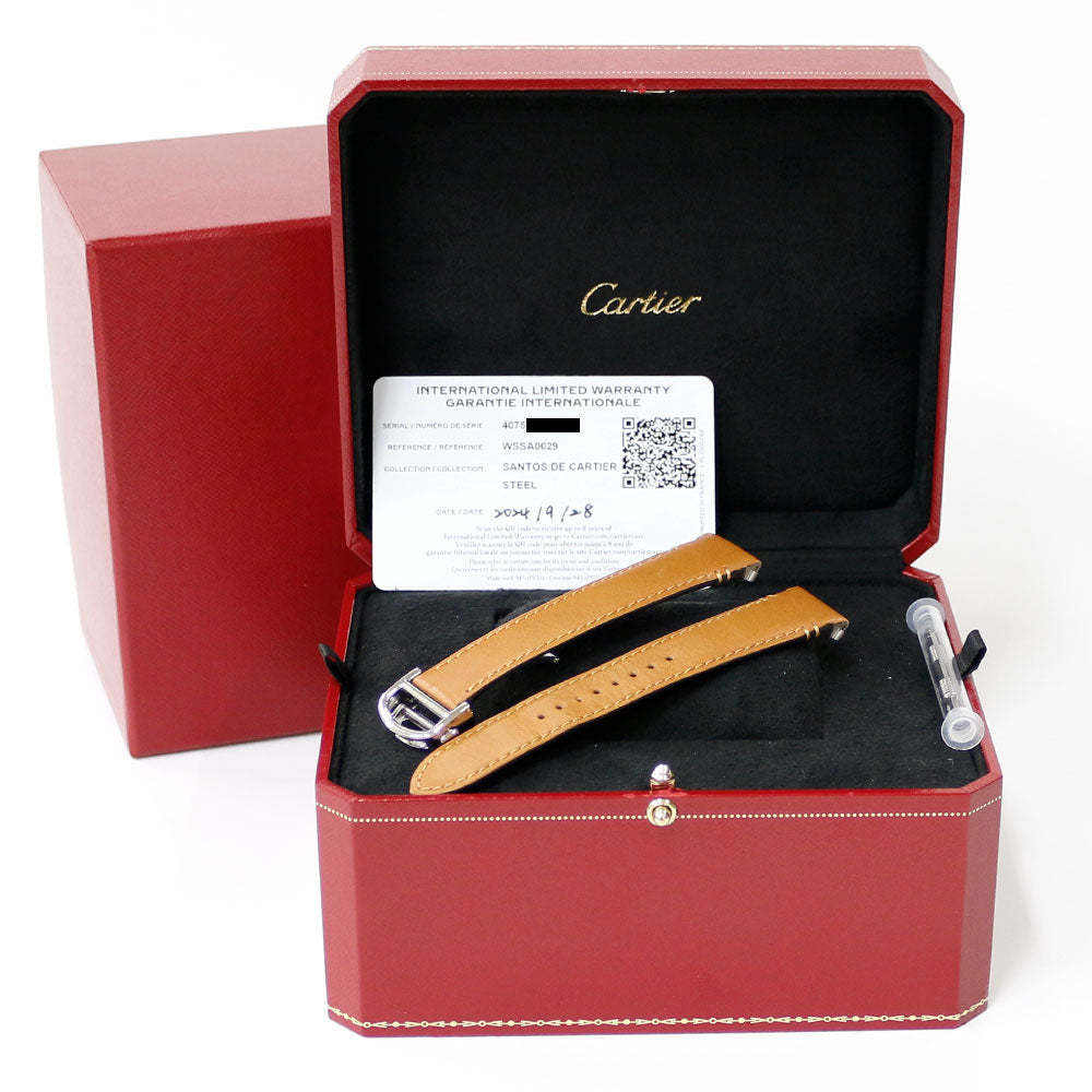 CARTIER カルティエ サントス ドゥ カルティエ MM 腕時計 ステンレス