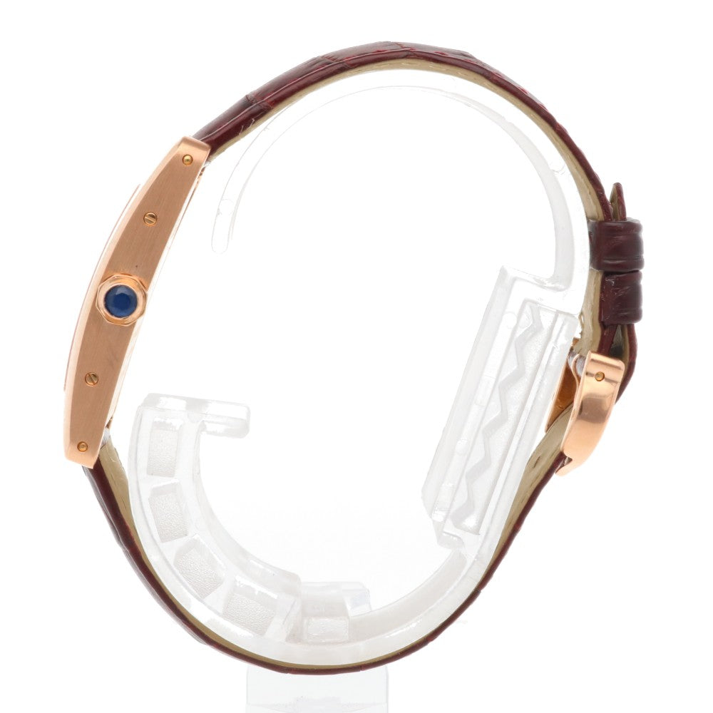 カルティエ Cartier タンクルイ 腕時計 レディース【中古】 Cartier（カルティエ） タンクアメリカンSM 腕時計 18金 K18ピンク