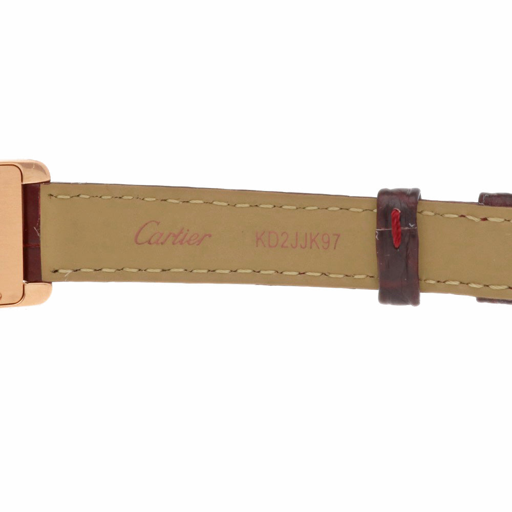 CARTIER カルティエ タンクアメリカンSM 腕時計 18金 K18ピンク