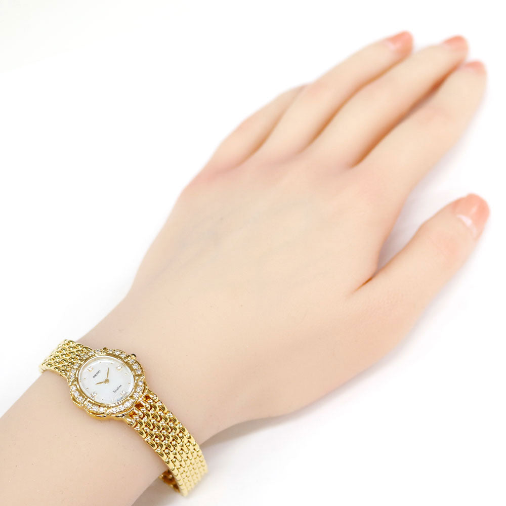 SEIKO セイコー エクセリーヌ 14KT 金 クォーツ レディース 腕時計 Yahoo!オークション -「セイコー エクセリーヌ 14k」の落札相場・落札価格